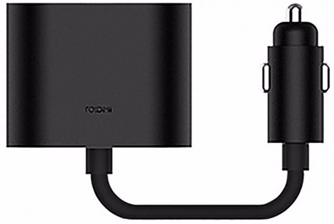 Адаптер Xiaomi RoidMi 1 to 2 charger adapter Black DYQ01RM